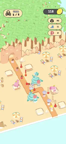 Game screenshot Reach The Beach TD apk