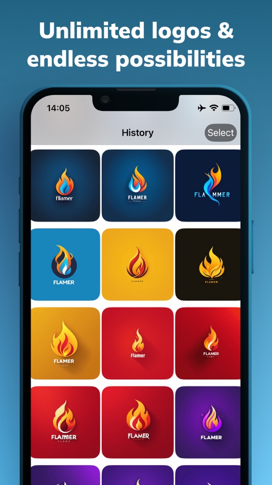 #3. AI Logo Generator - Logo Maker (iOS) 由: DAMIEN, NATHANAEL ELLEDGE