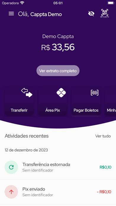 Pague Assim: Conta Digital Screenshot