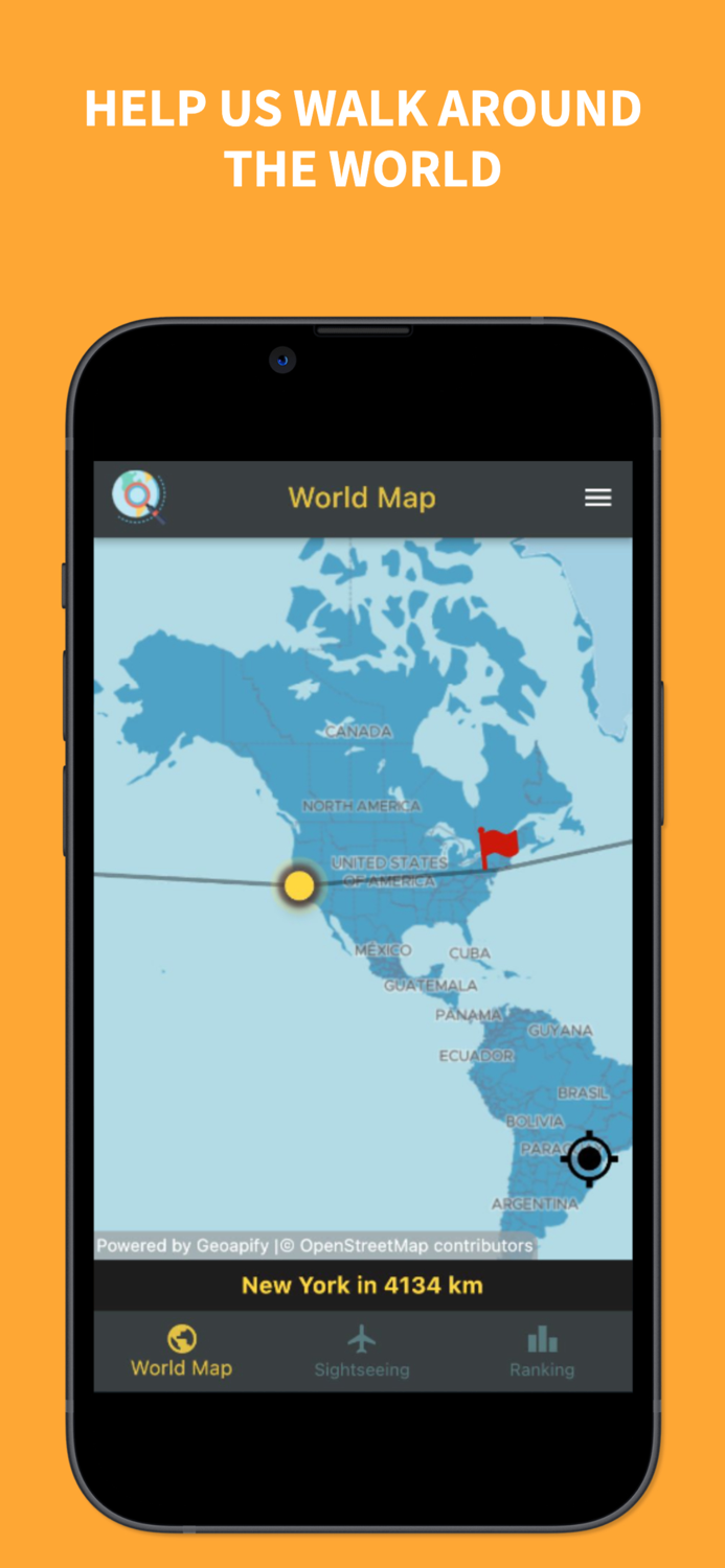Virtual Walking Step Tracker