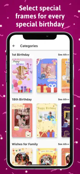 Game screenshot Happy Birthday Picture Frame! mod apk