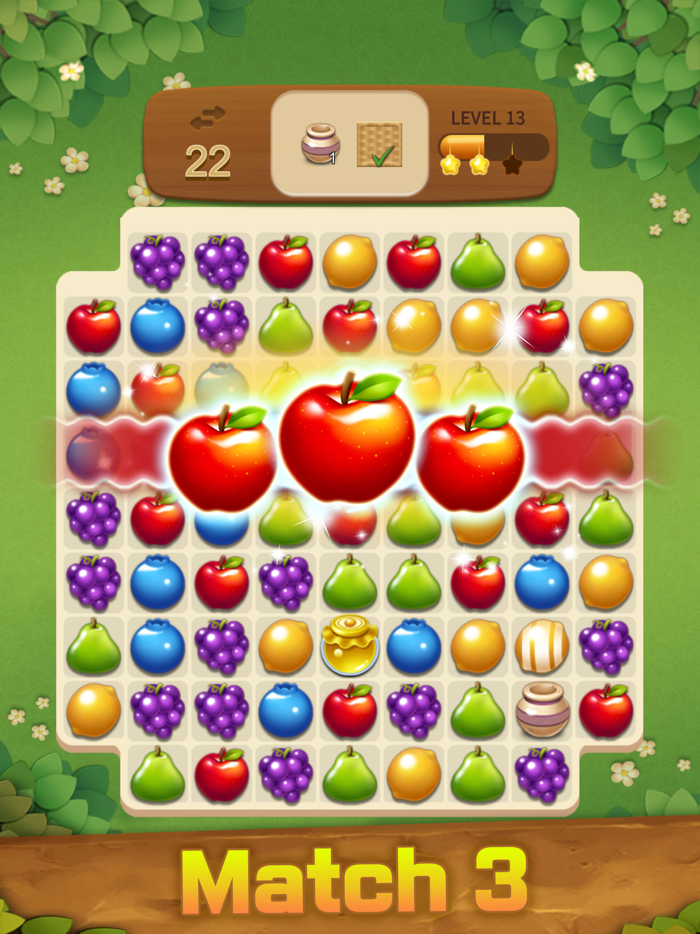 Fruits Magic  Match 3 Puzzle