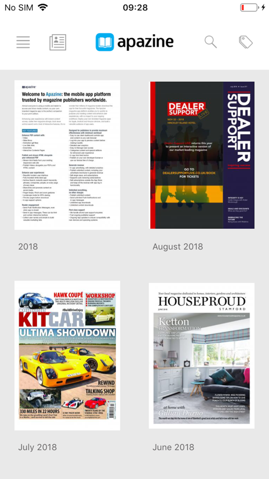 #1. Apazine (iOS) 来自: Digital Edition Technology Ltd