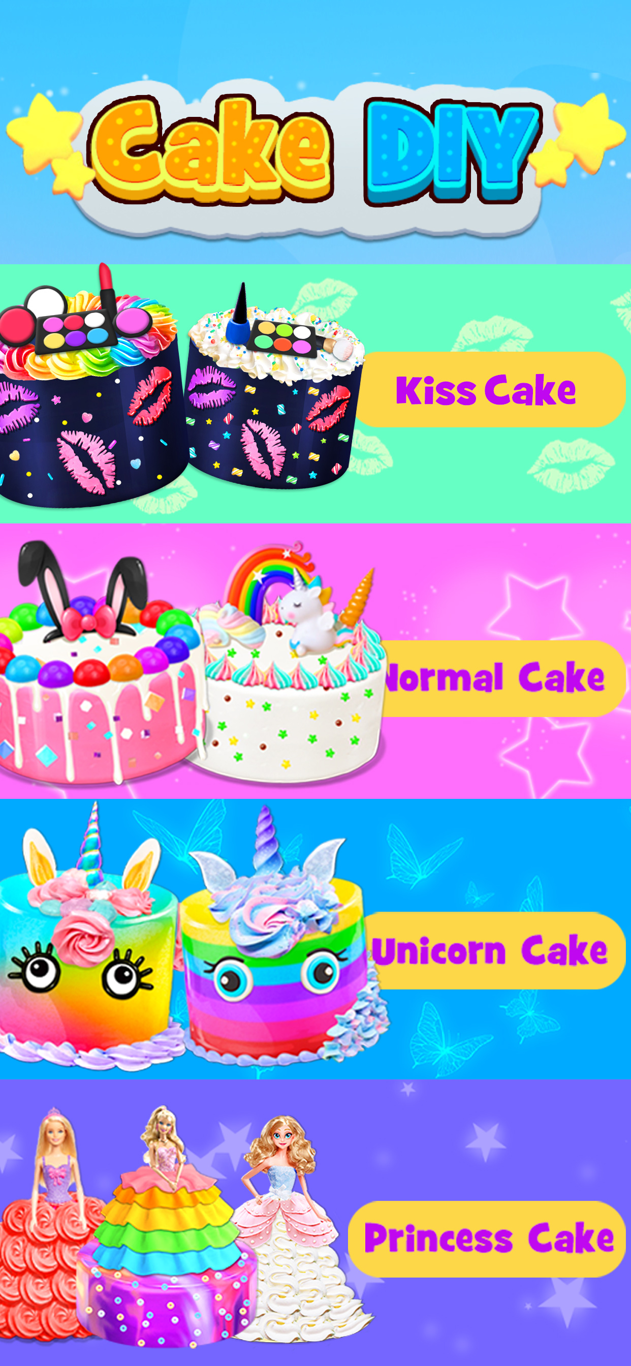 Kiss Cake - Cake DIY