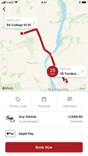 central taxi - belleville iphone screenshot 3