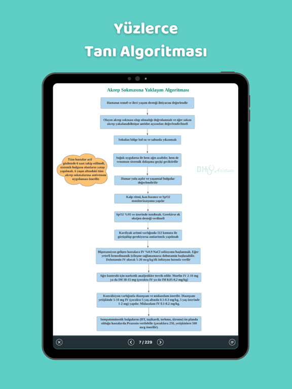 DHY Asistanı iPad screenshot 6 - Medical app
