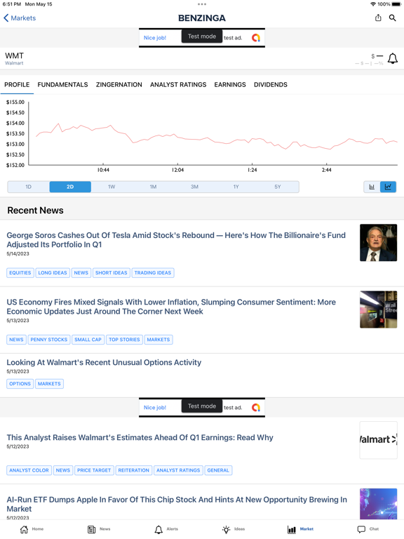 Screenshot #6 pour Benzinga Financial News & Data