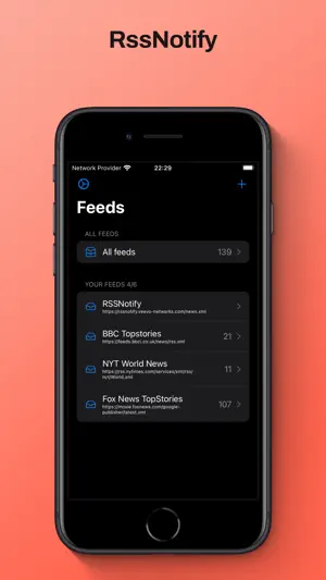 RssNotify screenshot 1