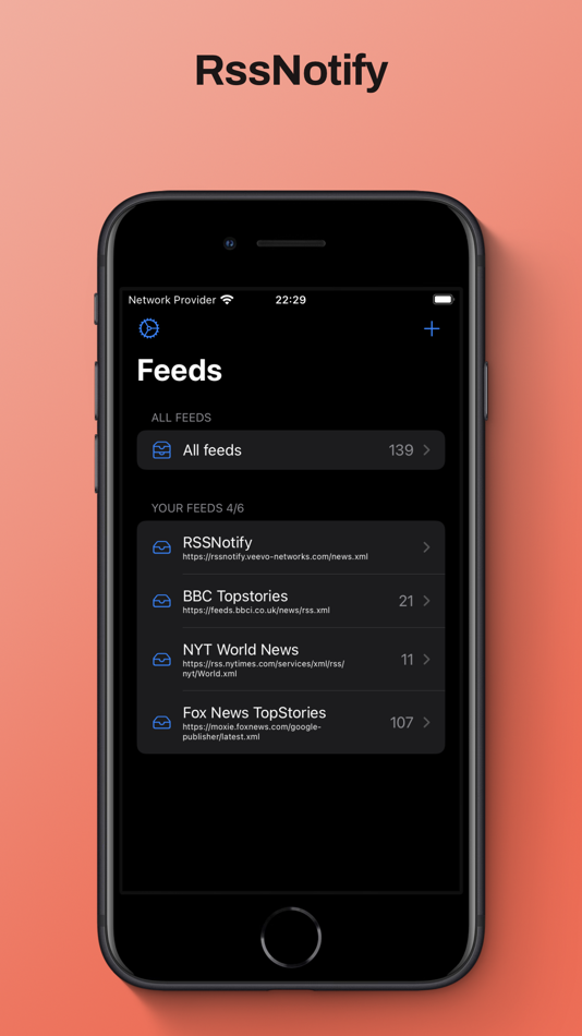 #1. RssNotify (iOS) 由: Stefan Kainz
