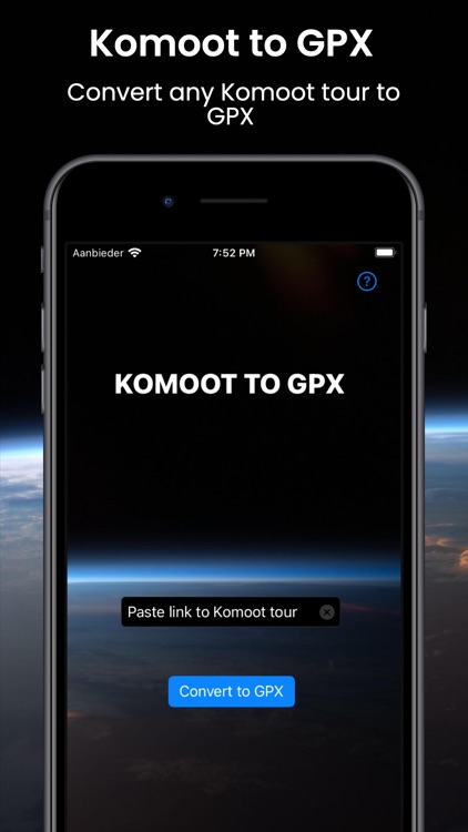 Komoot to GPX