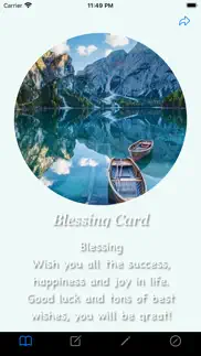 thank you, blessing card iphone screenshot 1