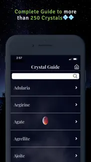 crystal guide: stones, rocks iphone screenshot 2