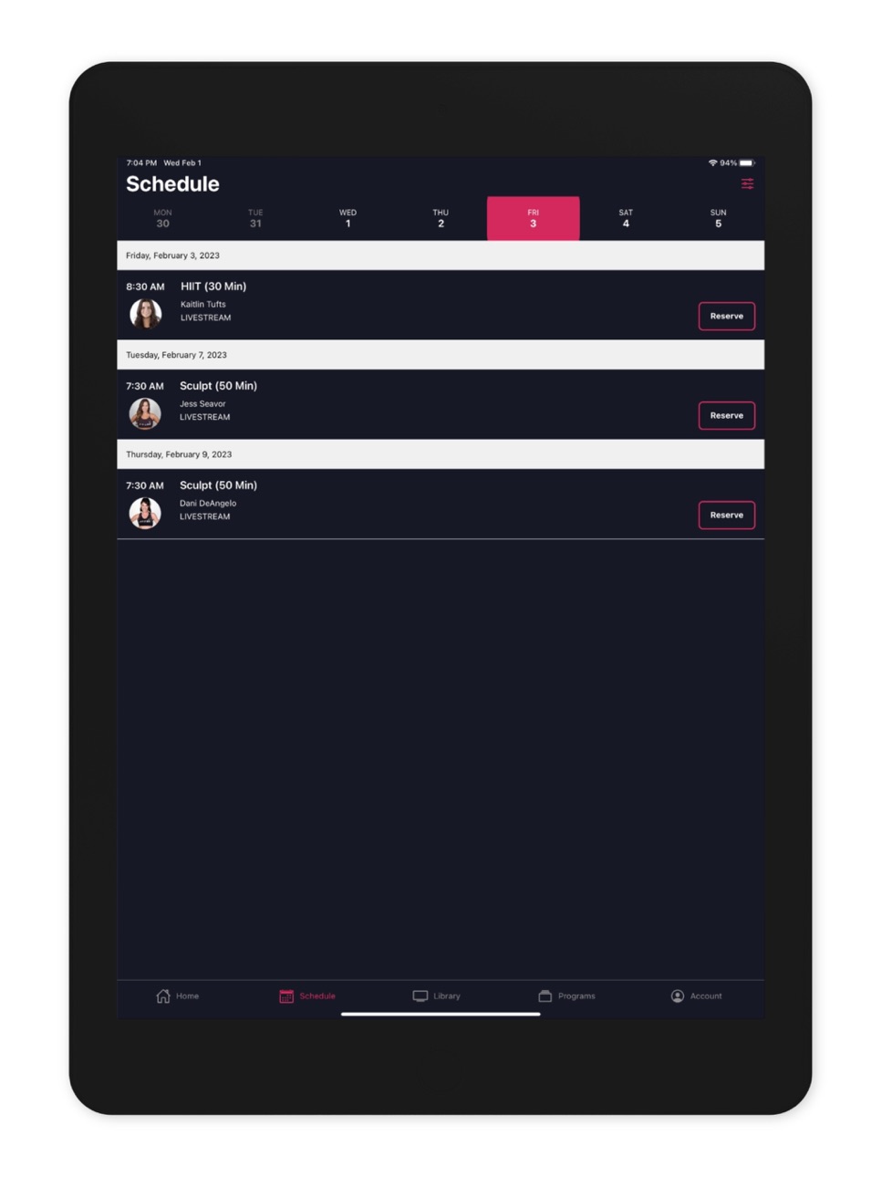 iPad screenshot