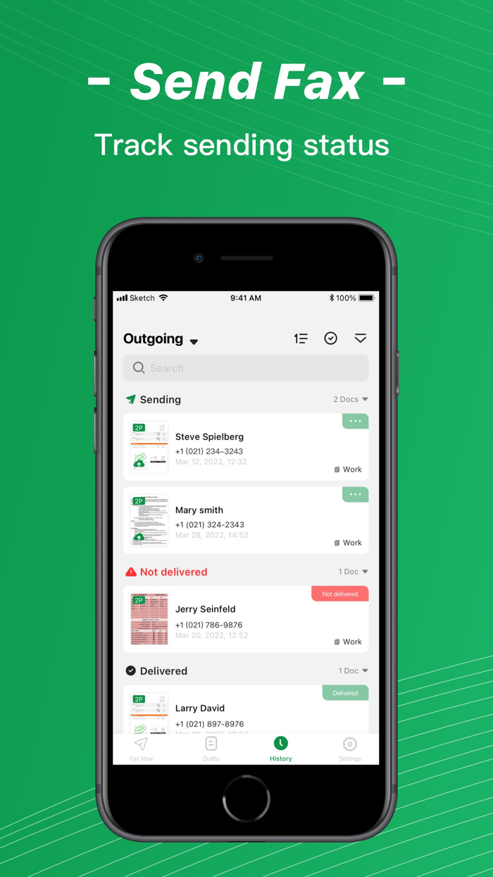 Tiny Fax Send Fax From iPhone