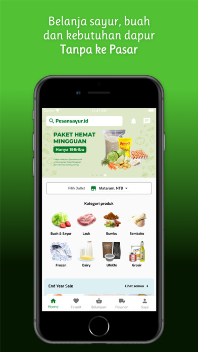 PesanSayur.id Screenshot