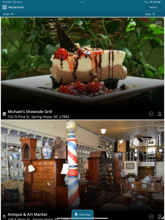 Explore Nash County iPad screenshot 2 - Travel app