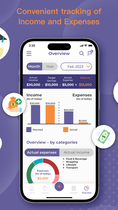 IFEC Money Tracker Screenshot
