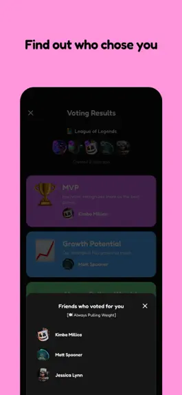 Game screenshot qeeq: Vote friends after game! hack