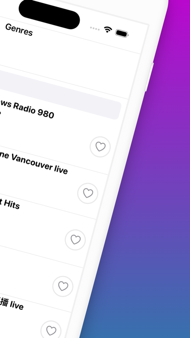 Vancouver Radios Stations Screenshot