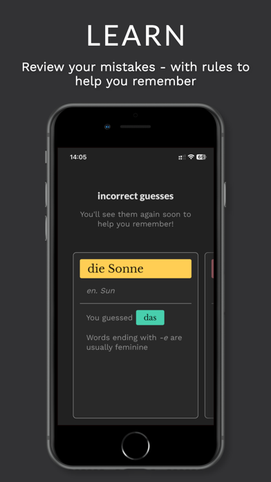 German Coach - Article Trainer Screenshot