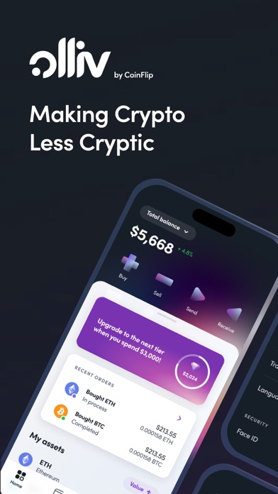Olliv – Crypto you can trust Screenshot