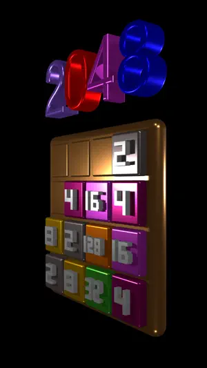 3D 2048 screenshot 2