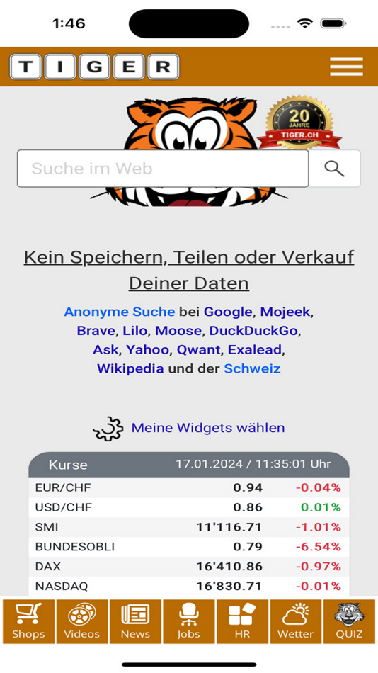 #3. Tiger (iOS) 由: Peter Witschi
