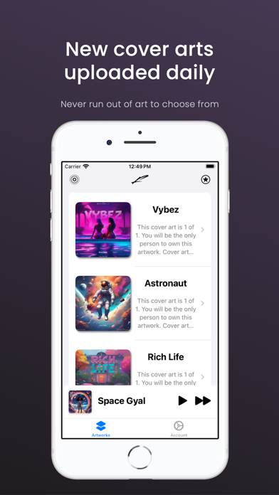 Artworkz iPhone screenshot 3 - Graphics & Design app