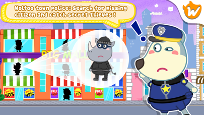 Wolfoo Police And Thief Game Screenshot