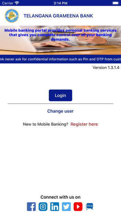 TGB Mobile-Banking Screenshot