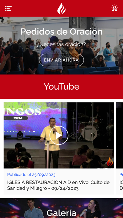 Iglesia Restauracion Asamblea Screenshot