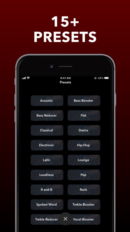 Equalizer Fx: Bass Booster App screenshot-3