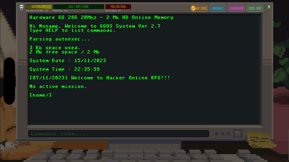 #1. Hacker Online RPG (iOS) 由: Gennaro Coda
