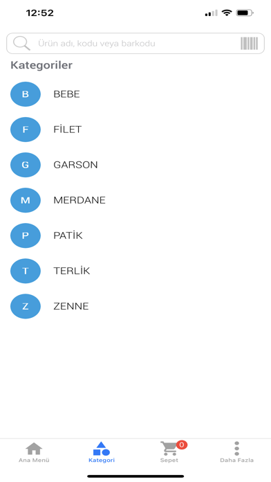 Beegee B2B Sipariş Screenshot