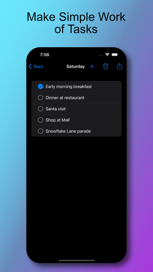 #1. Simple Week Checklist (macOS) 由: Ebey Tech LLC