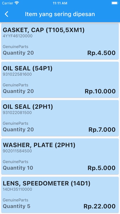 Yamaha Thamrin Order Part screenshot-3