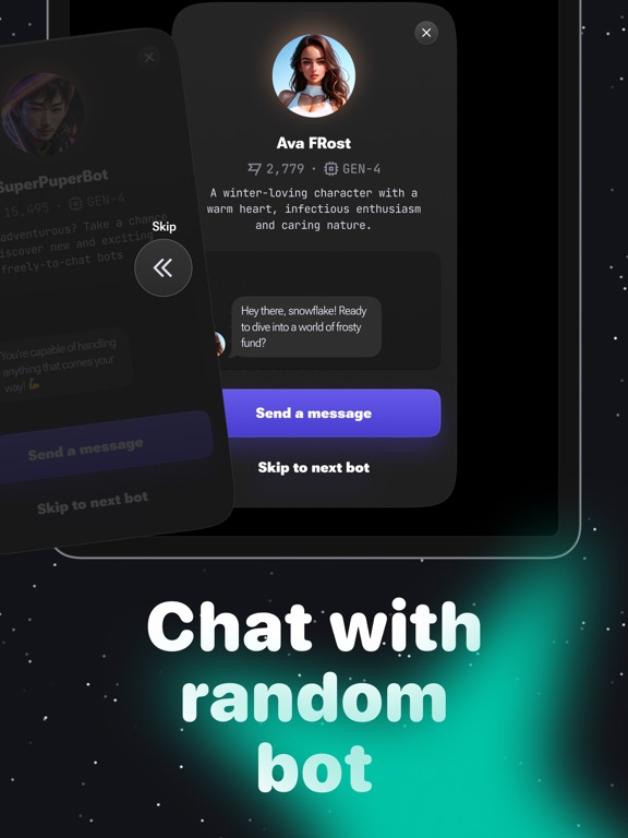 Matcha: Fantasy AI Chat Bots iPad screenshot 5 - Social Networking app