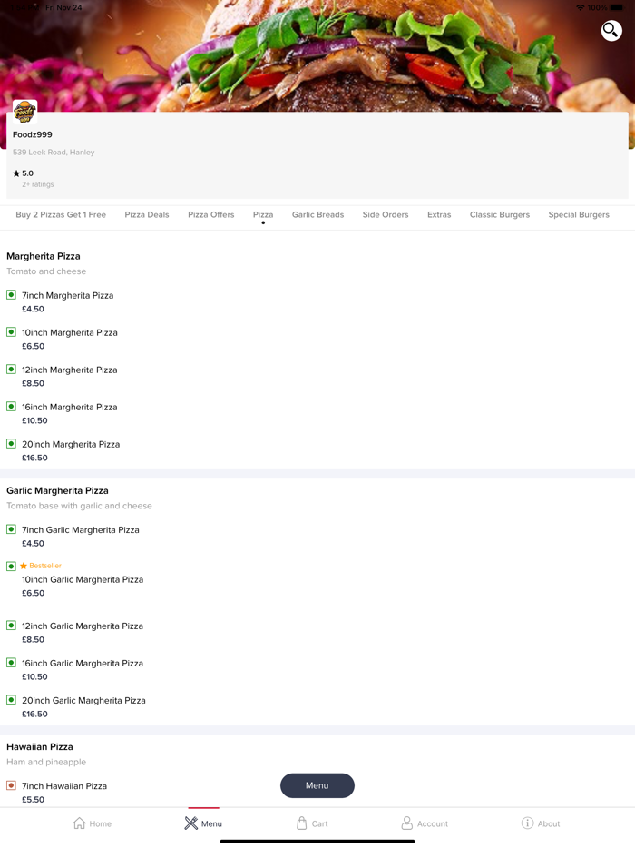 Foodz999 - Order Food Online