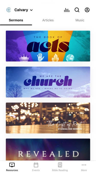 Calvary Church Valparaiso Screenshot