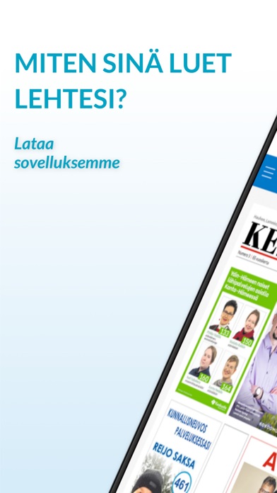 Keski-Häme, päivän lehti Screenshot