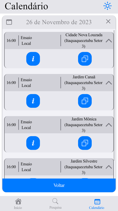 Musical Events Itaqua Ferraz Screenshot