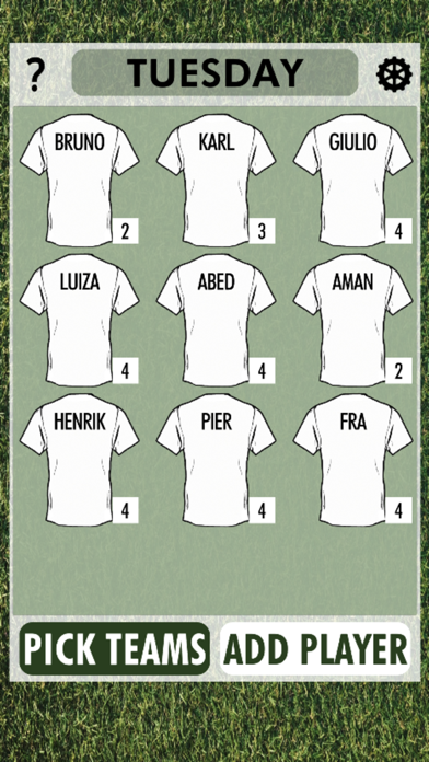 Team Picker Screenshot