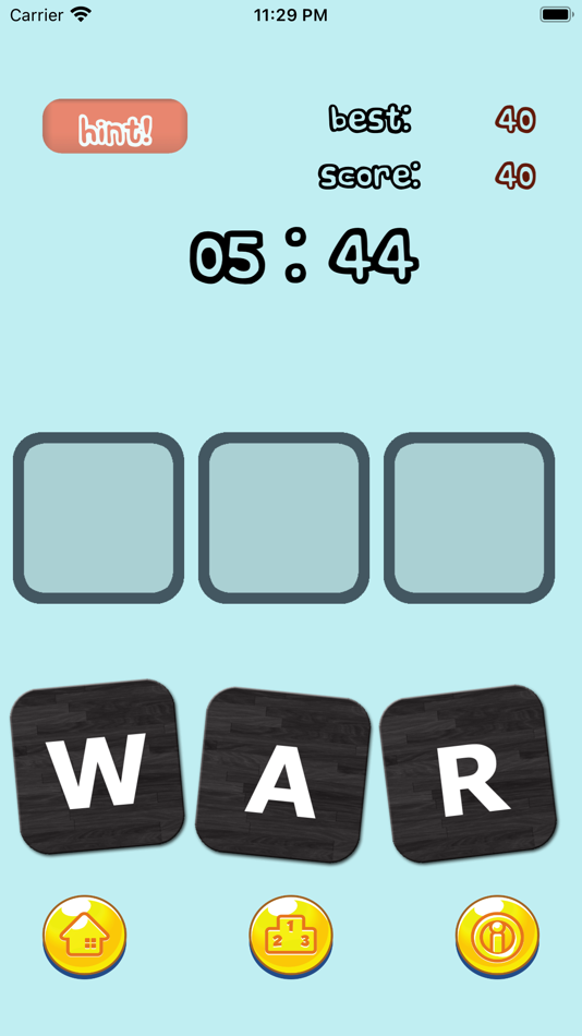 #3. Word Swap Puzzle (iOS) Podle: Appulet, Inc