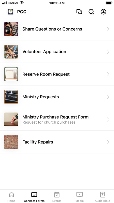 Plymouth Community Church Screenshot