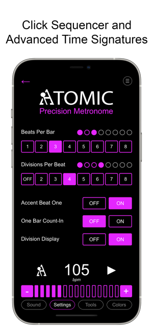 ‎Tangkapan Layar Metronom Atom