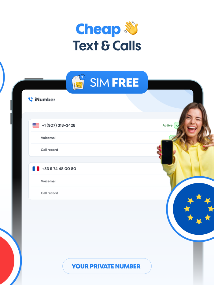 iNumber Second Phone Number