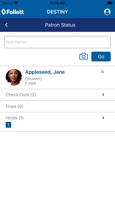 Destiny Back Office Screenshot