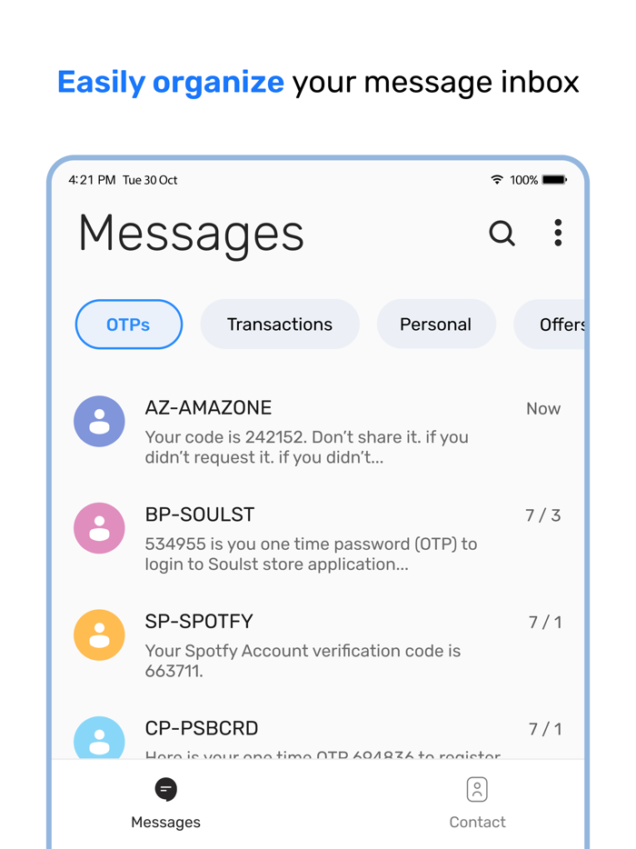 Messenger for Messages