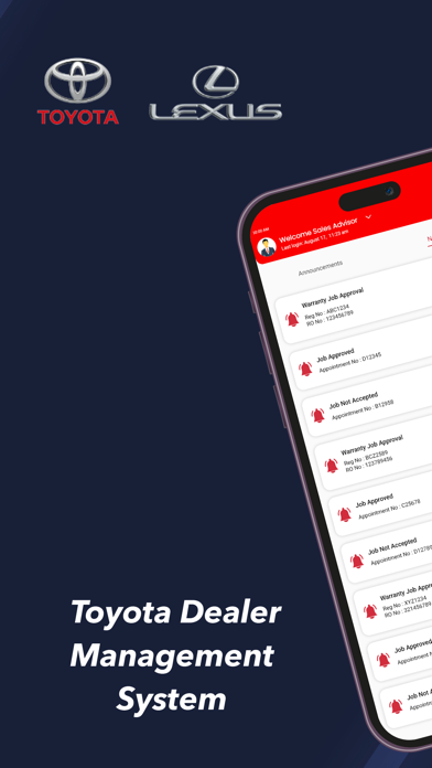 UMW Toyota DMS Screenshot