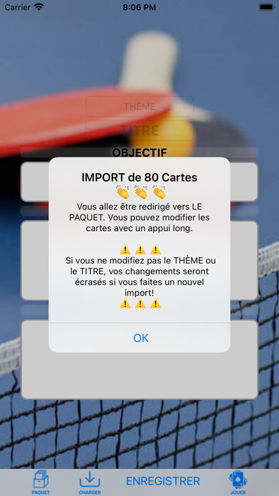 Screenshot #2 pour CartEduc Tennis de Table
